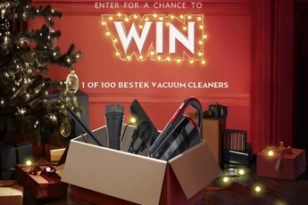 Win one of 100 BESTEK vacuum cleaners in their Xmas giveaway