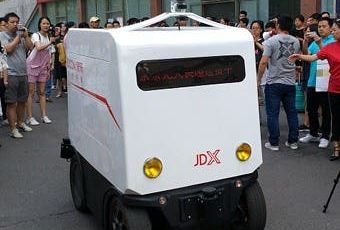 China Gets First Unmanned Delivery Vans