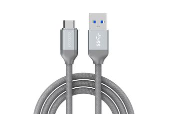 dodocol DA138 Nylon Braided USB-C to USB-A 3.0 Cable on Sale