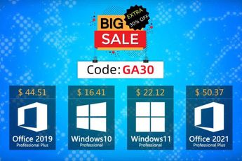 Buy Windows 10 Pro license for $16 and Office for $27 in Mid-Year Sale (Save up to 91%)