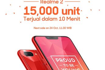 Realme breaks 15,000 sales in 10 minutes in Indonesia