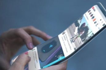 BOE Showcased f-OLED Flexible "N"-shaped Folding Display Technology