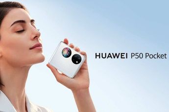 Huawei P50 Pocket presented: much better than the Galaxy Z Flip3