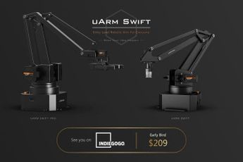 Affordable open source robotic arms coming with uArm Swift