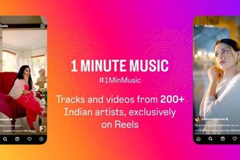 Instagram Introduces 1 Minute Music For Reels & Stories In India