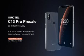 OUKITEL C13 Pro presales starting tomorrow for $74.99