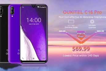 Presales for OUKITEL C16 Pro starts at only $69.99 !