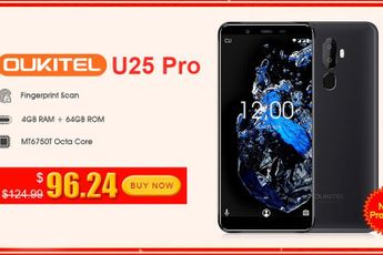 Twilight OUKITEL U25 Pro discounted on Aliexpress only to $96.24