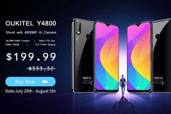 Flash sale for the new OUKITEL Y4800 is just $199.99