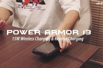 Ulefone Power Armor 13 shows its wireless charging skills