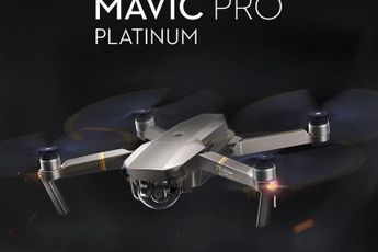 Presale discount coupon for the DJI Mavic Pro Platinum drone