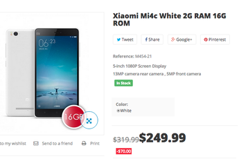 BOOM price drop on Xiaomi Mi4c pre-orders now only $249.99