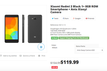 Amazing one day offer! $119.99 for Xiaomi Redmi 2 and Xiao Yi Camera