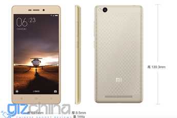 Xiaomi Redmi 3 gets a $159.99 pre-sale listing