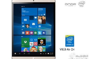 Onda V919 Air CH with 9.7" display, Cherry Trail announced