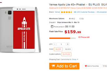 Vernee Apollo Lite now on sale with a $90 off discount (limited pcs)