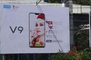 Vivo V9 appears on billboards in Indonesia