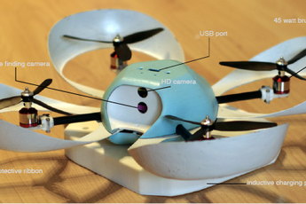 Spiri, a hackable flying robot on Kickstarter now!