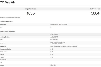 HTC One A9 will feature the 10-core MediaTek MT6797, 4GB RAM