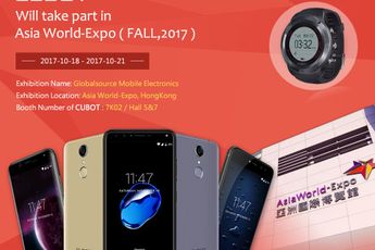 CUBOT will be attending the Asia Expo for Mobile Electronics (October 18th-21st)