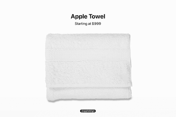 Apple may launch a Beach Towel-sized Apple Towel Max, just because yes