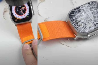 Apple Watch Ultra durability test: The table breaks before the watch