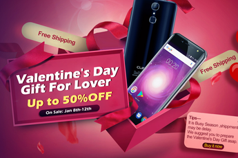 Cubot Valentine's Day Promo Up on their Official AliExpress Store