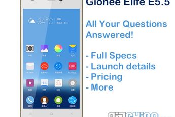 Everything you need to know about the Gionee Elife S5.5 all your questions answered.