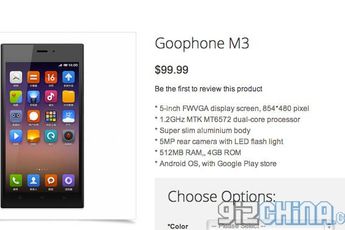 Goophone back to their old tricks with the GooPhone M3, Xiaomi clone