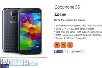 That was fast! Samsung Galaxy S5 Clone already listed!