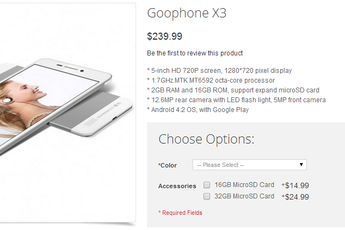 Vivo X3 inspired Goophone X3 goes on sale along with mid-range Goophone X2