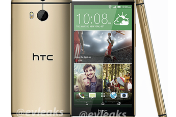 Gold HTC One 2 render also has the dual camera treatment!