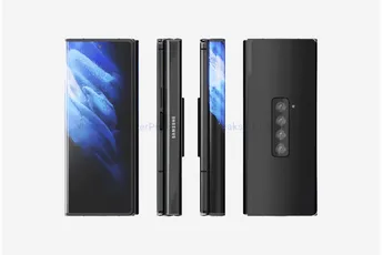 Samsung Galaxy Z Fold with tri-folding display and foldable camera appears in patent
