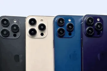 iPhone 14 Pro Purple and Blue colorways spotted through dummies