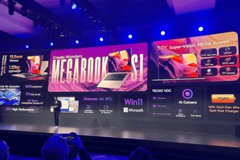 Tecno MegaBook S1 brings 15.6" 120Hz display and 12th Gen Core i7