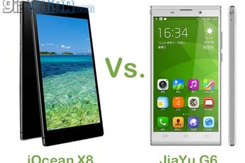 iOcean X8 vs JiaYu G6 - Battle of the phablets