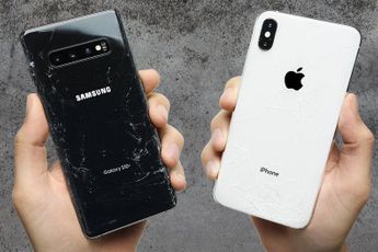 Video: The iPhone XS Max is more resistant to falls than the Galaxy S10+