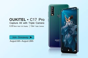 OUKITEL C17 Pro goes official with triple cameras and a giveaway