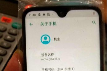 Real Images Reveal Unknown Moto Smartphone With Waterdrop Notch