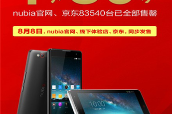 83,450 Nubia Z7 Max and Mini sell out in 90 seconds!