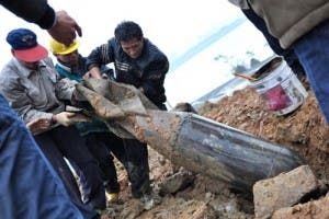 Japanese Bomb Unearthed