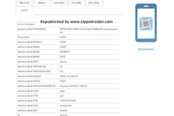 1920 x 1080 Oppo Find 7 X9007 spotted in GFX Bench