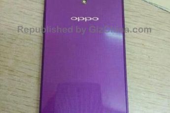 Suspected leaked photo of the Oppo Find 7 shows purple body