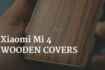 Hands on with Xiaomi Mi 4 original wooden rear covers!