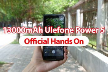 First hands-on video for the 13.000 mAh Ulefone Power 5