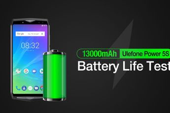 Ulefone Power 5S with 13.000 mAh battery life test