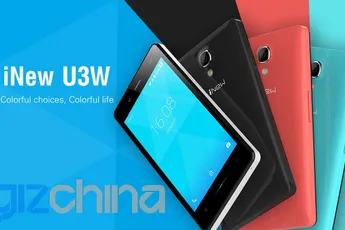 iNew U3W comes with a Redmi 1S-esque design, MT6580 processor
