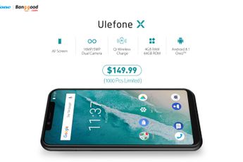 Ulefone X All-Screen phone now available at just $149.99