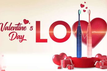 Celebrate Valentine's Day with discounted Oclean dental products