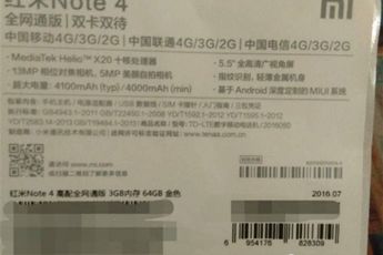 Dual-Camera Redmi Note 4 tipped for launch on 27th July